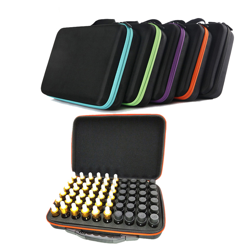 60 bottles of 10ml 15ml EVA essential oil travel storage carrying case