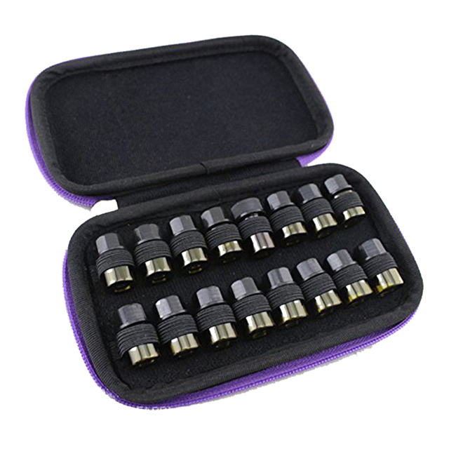 16 Bottles 1/2/3ml Essential Oil Travel Case